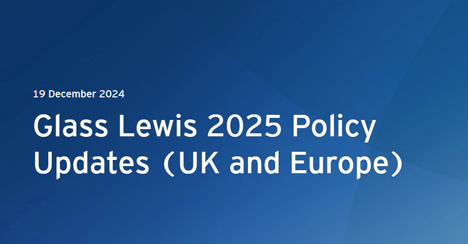 Glass Lewis Policy Updates