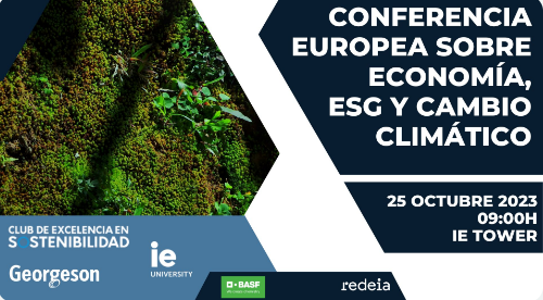 Conferencia Europea Sobre Economia, ESG y Cambio Climatico