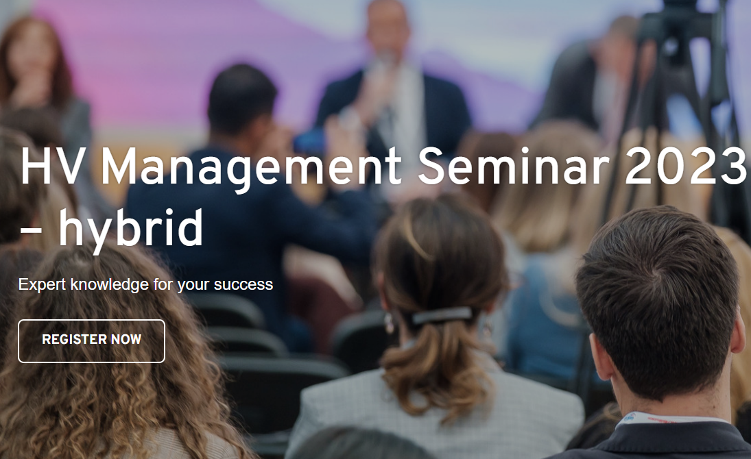 HV Management Seminar 2023 - hybrid event