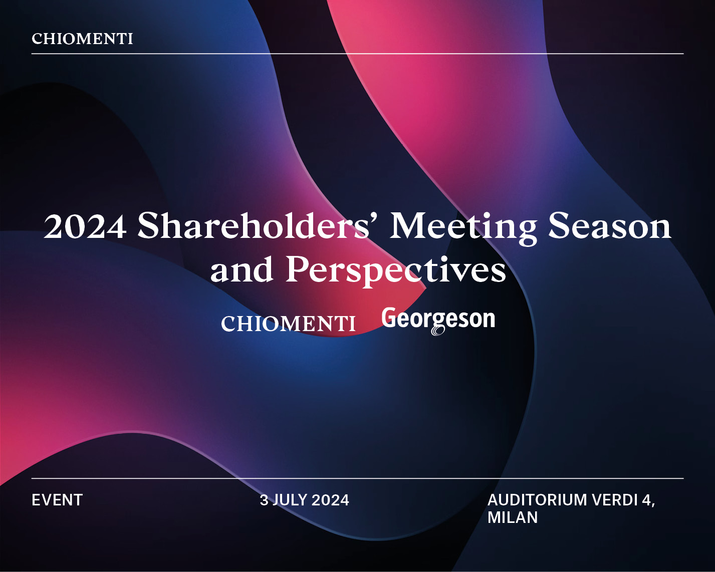 2024 Shareholders' Meeting Season and Perspectives. Chiomenti | Georgeson. 