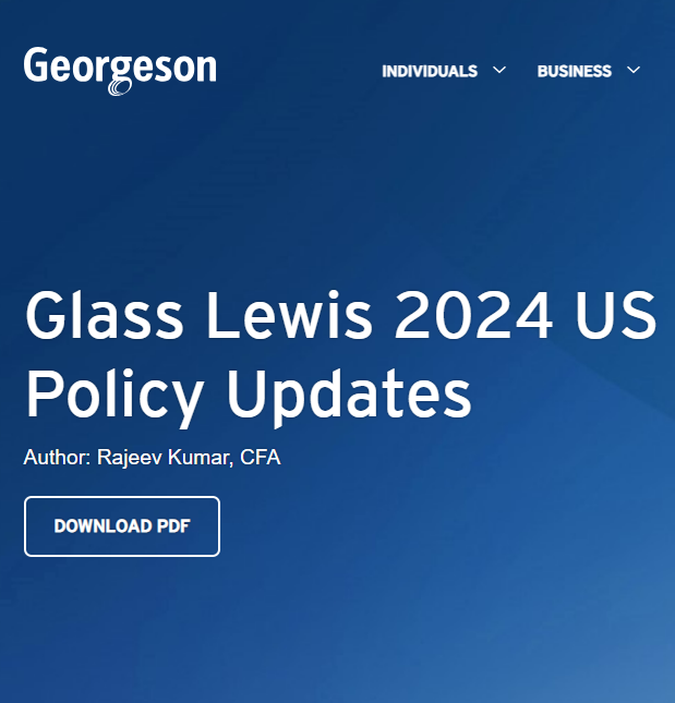 Glass Lewis 2024 US Policy Updates
