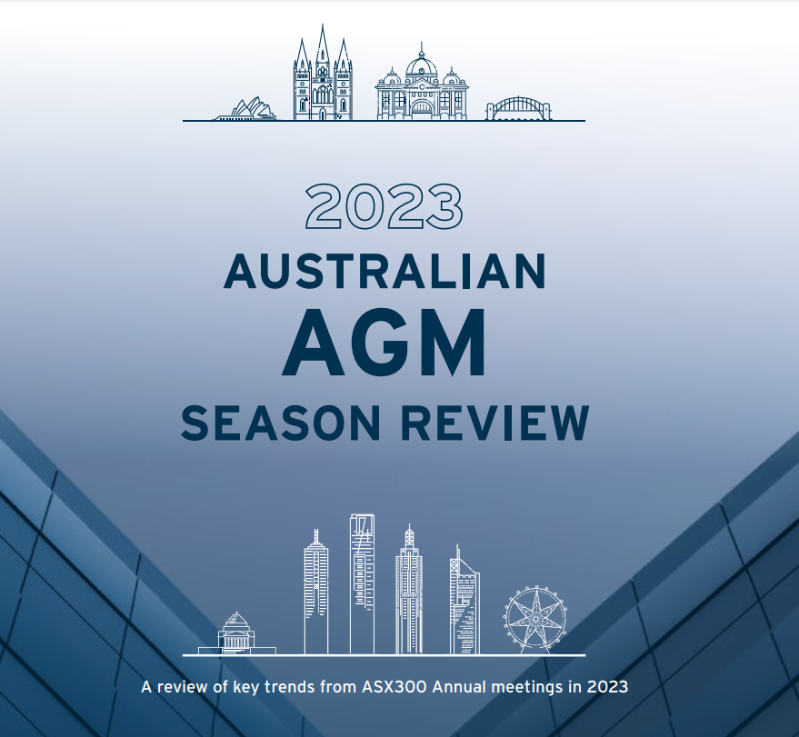 2023 Australian AGM Season Review